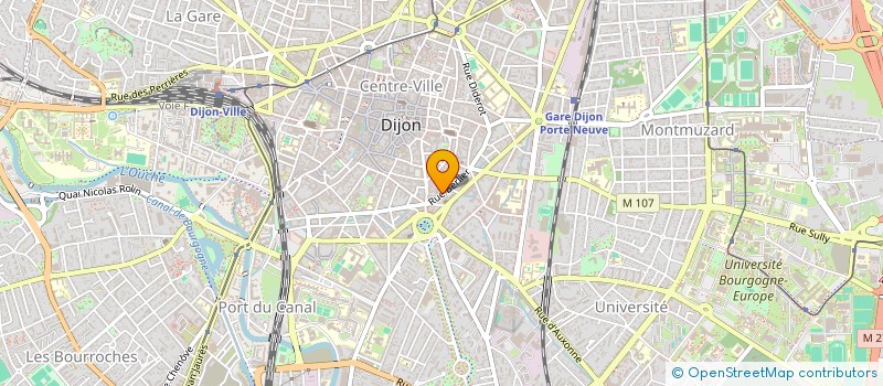 localisation de l'entreprise CHOEUR A TRAVERS CHANTS  DIJON