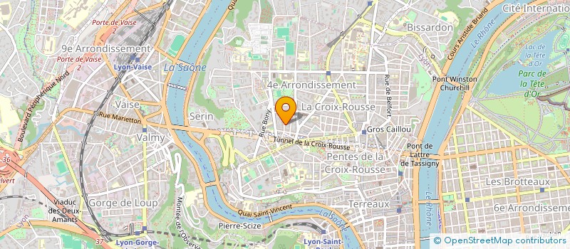 localisation de l'entreprise CHOEUR ALLEGRETTO LYONNAIS à LYON 4EME