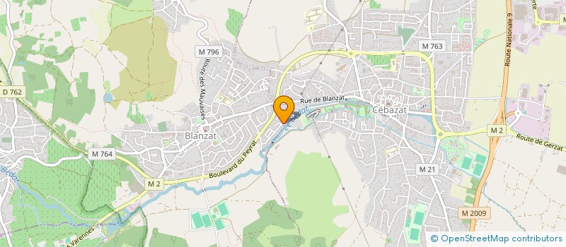 localisation de l'entreprise CHOEUR AMERICANTO  BLANZAT