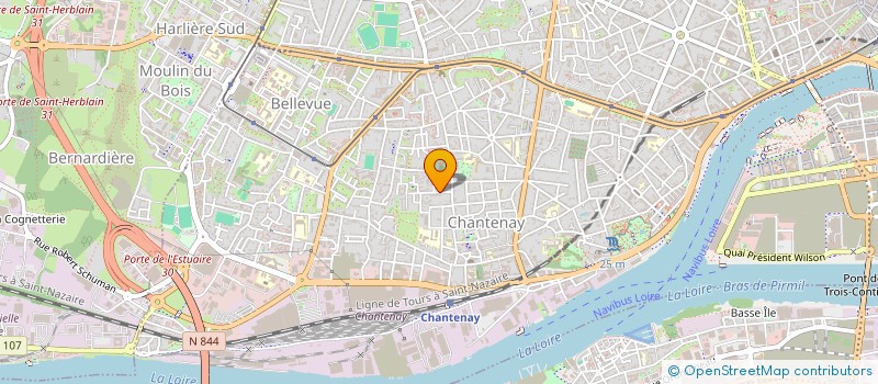 localisation de l'entreprise CHOEUR ANNE DE BRETAGNE  NANTES