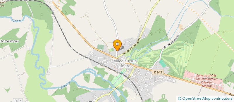 localisation de l'entreprise CHOEUR APPRENDRE à VILLEDIEU-SUR-INDRE