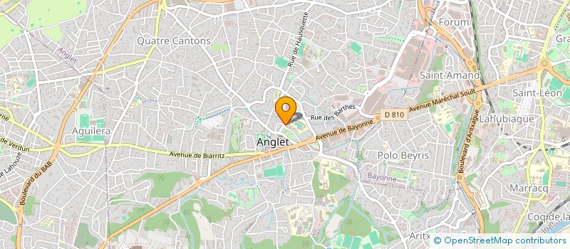 localisation de l'entreprise CHOEUR ASCESE ANGLET  ANGLET