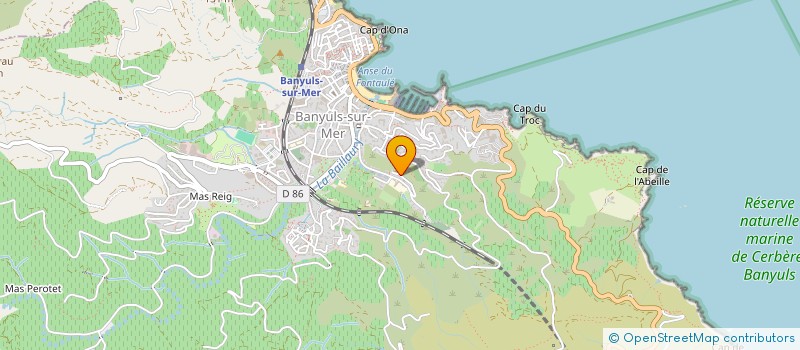 localisation de l'entreprise CHOEUR BANYULENC  BANYULS-SUR-MER