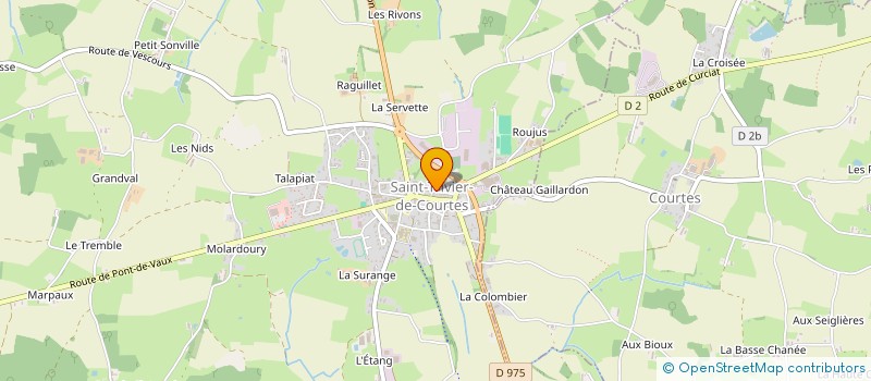 localisation de l'entreprise CHOEUR BRESSAN  SAINT-TRIVIER-DE-COURTES