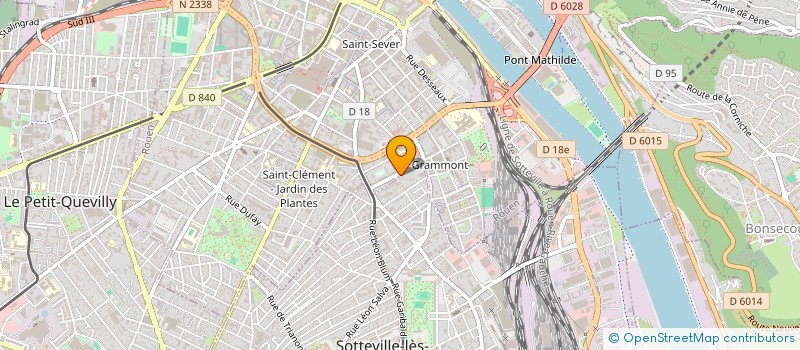localisation de l'entreprise CHOEUR CYLLENE à SOTTEVILLE-LES-ROUEN