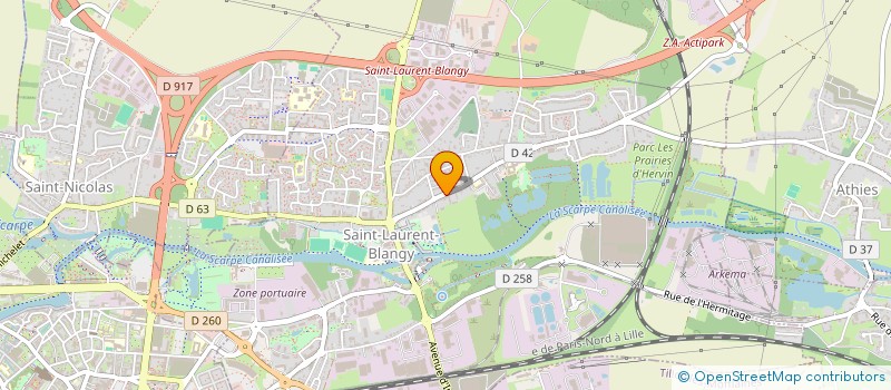 localisation de l'entreprise CHOEUR D'ARTOIS  QUIERY-LA-MOTTE