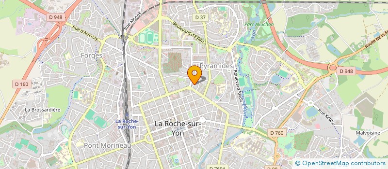 localisation de l'entreprise CHOEUR D'EXIL  LA ROCHE-SUR-YON