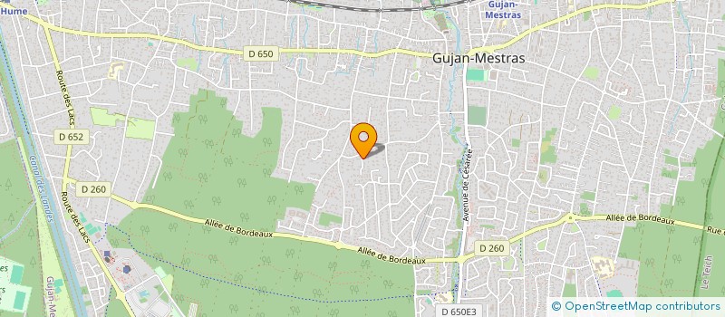 localisation de l'entreprise CHOEUR D'HOMMES ADISHATZ  GUJAN-MESTRAS