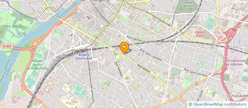 localisation de l'entreprise CHOEUR D'HOMMES D'ANJOU à ANGERS