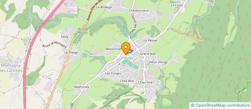 localisation de l'entreprise CHOEUR D'HOMMES DU SEMMOZ à ANNECY