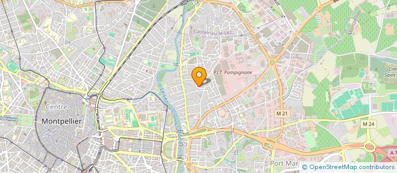 localisation de l'entreprise CHOEUR D'O à MONTPELLIER