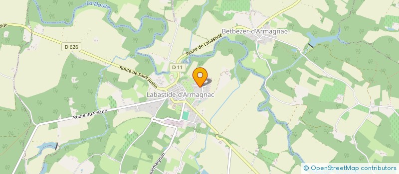 localisation de l'entreprise CHOEUR DE CHAMBRE OMNES ORBIS  LABASTIDE-D'ARMAGNAC