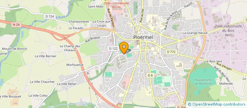 localisation de l'entreprise CHOEUR DE FEMMES DE PLOERMEL  PLOERMEL