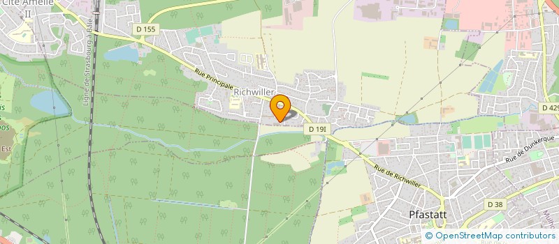 localisation de l'entreprise CHOEUR DE LA PLAINE  RICHWILLER