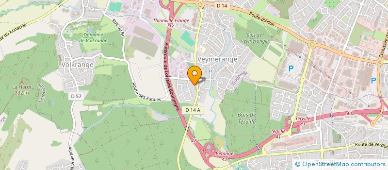 localisation de l'entreprise CHOEUR DE MOSELLE  HINCKANGE