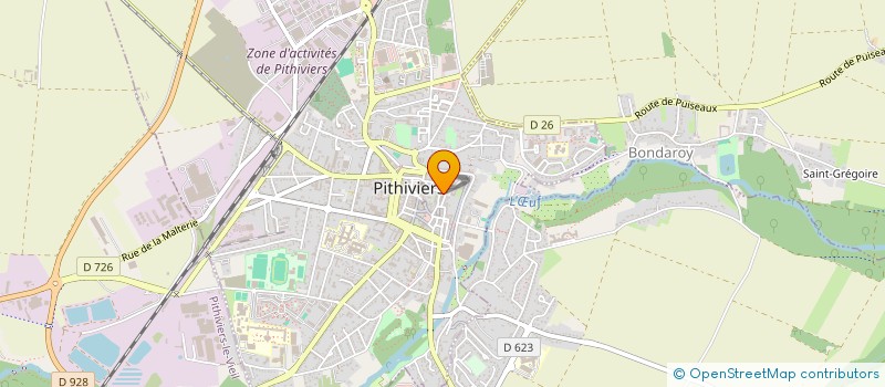 localisation de l'entreprise CHOEUR DE SAFRAN  PITHIVIERS