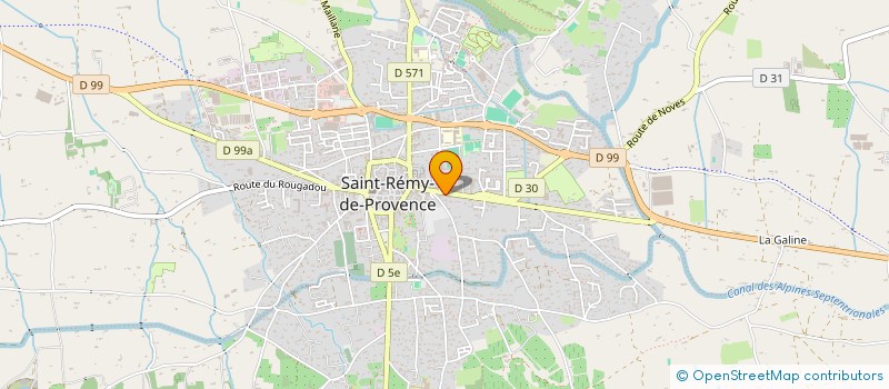 localisation de l'entreprise CHOEUR DES ALPILLES  SAINT-REMY-DE-PROVENCE