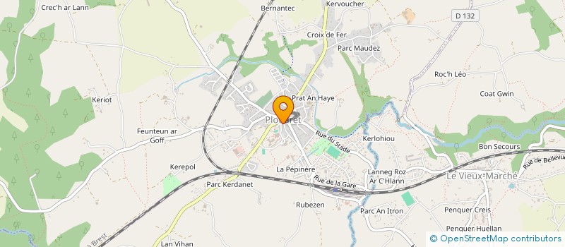 localisation de l'entreprise CHOEUR DES AMETHYSTES à PLOUARET