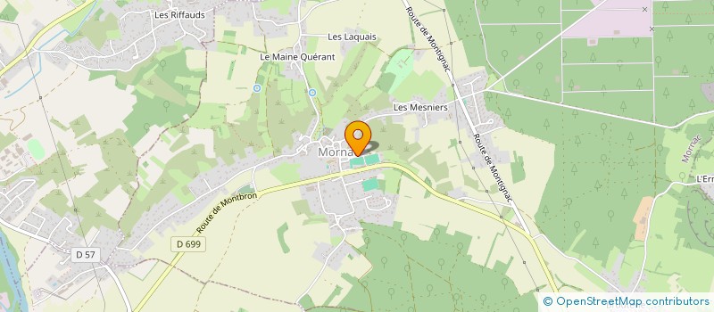 localisation de l'entreprise CHOEUR DES FONTAINES à MORNAC