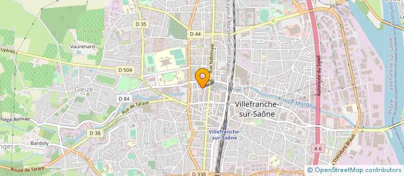 localisation de l'entreprise CHOEUR DES MARAIS à VILLEFRANCHE-SUR-SAONE