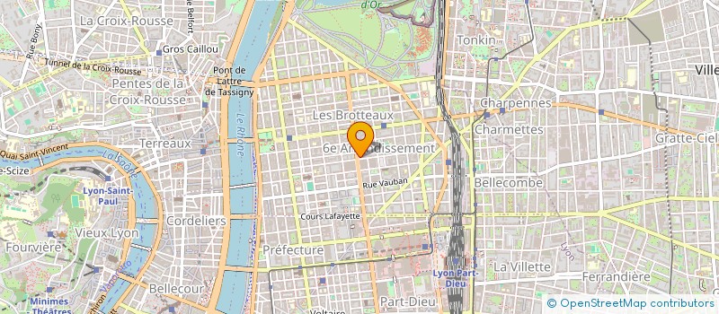 localisation de l'entreprise CHOEUR DU 6E à LYON