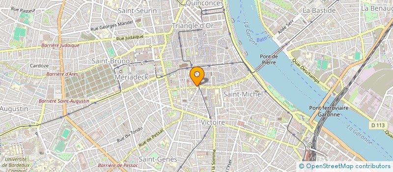 localisation de l'entreprise CHOEUR DU BARREAU DE BORDEAUX  BORDEAUX