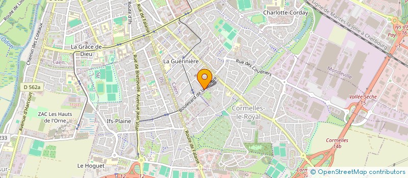 localisation de l'entreprise CHOEUR DU CHU DE CAEN à CAEN