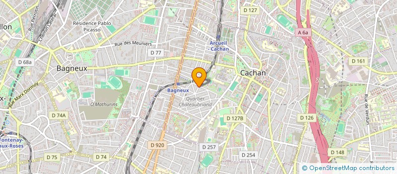 localisation de l'entreprise CHOEUR DU LOING EN BIEVRE à CACHAN