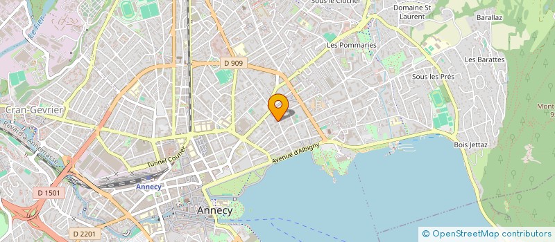 localisation de l'entreprise CHOEUR DU TILLIER à ANNECY