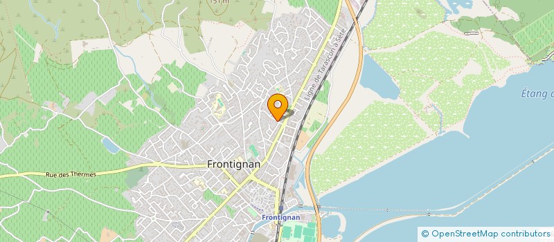 localisation de l'entreprise CHOEUR EN APARTE à FRONTIGNAN