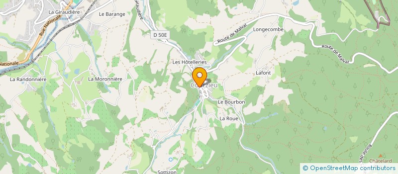 localisation de l'entreprise CHOEUR EN ECHO  SAINT-JULIEN-SUR-BIBOST