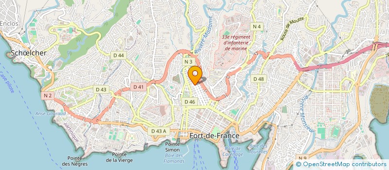 localisation de l'entreprise CHOEUR EN PORTEE  FORT-DE-FRANCE