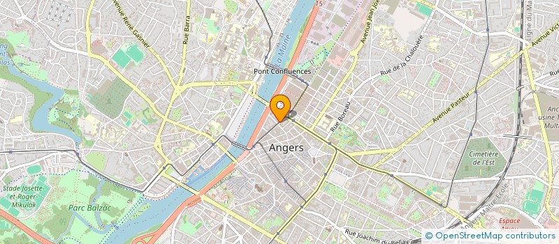 localisation de l'entreprise CHOEUR ET ORCHESTRE DE L'ANJOU  ANGERS