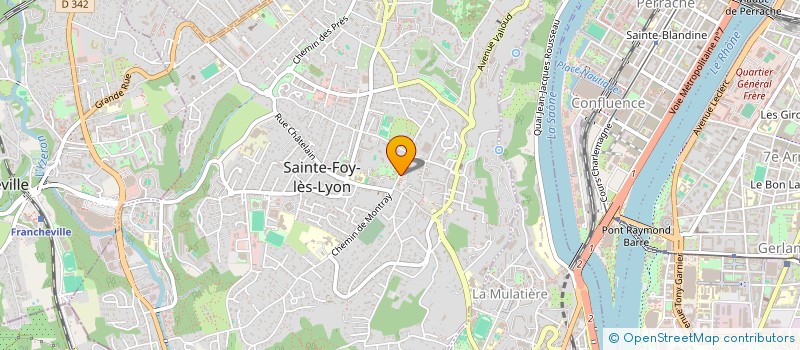 localisation de l'entreprise CHOEUR FIDELIA à SAINTE-FOY-LES-LYON