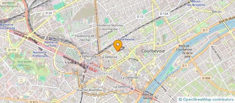 localisation de l'entreprise CHOEUR FRANCO-CHINOIS DE PARIS à COURBEVOIE