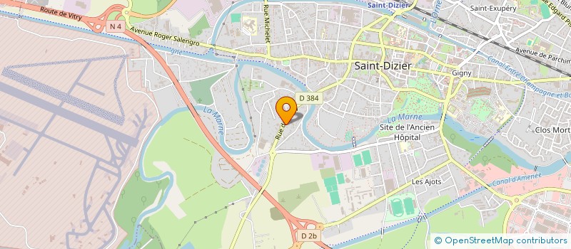 localisation de l'entreprise CHOEUR HARMONIA à SAINT-DIZIER