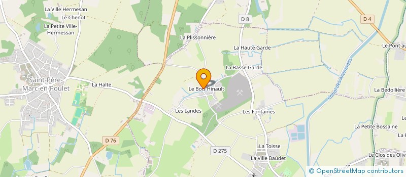 localisation de l'entreprise CHOEUR KANSYNERGIE  SAINT-GUINOUX