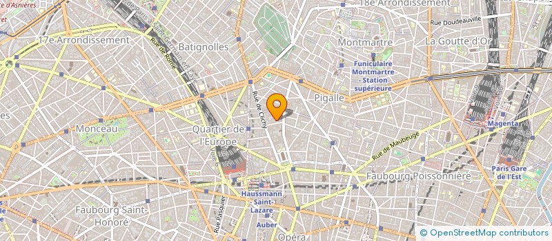 localisation de l'entreprise CHOEUR LA FONTENELLE  PARIS