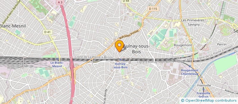 localisation de l'entreprise CHOEUR MELODIA à AULNAY-SOUS-BOIS