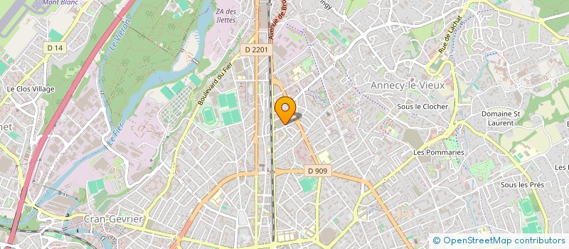 localisation de l'entreprise CHOEUR NEW GAME à ANNECY