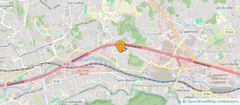 localisation de l'entreprise CHOEUR PRO MUSICA  MARSEILLE