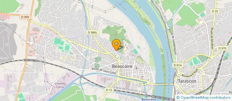 localisation de l'entreprise CHOEUR PROVENCE LANGUEDOC  BEAUCAIRE