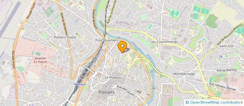 localisation de l'entreprise CHOEUR REGIONAL DE NOUVELLE-AQUITAINE  POITIERS