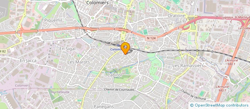 localisation de l'entreprise CHOEUR SACRE BEL CANTO à COLOMIERS