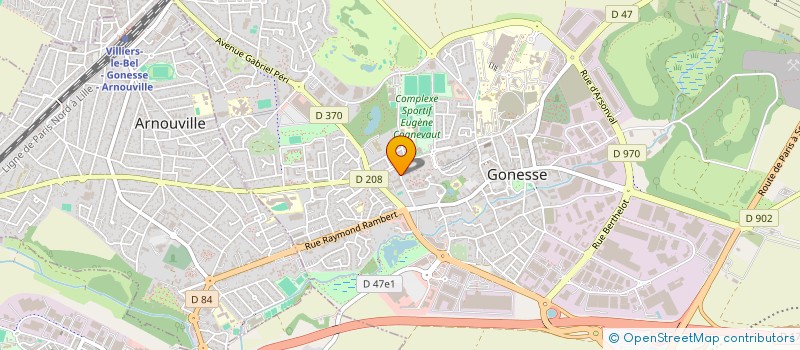 localisation de l'entreprise CHOEUR SALVE REGINA à GONESSE