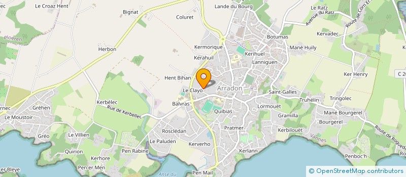 localisation de l'entreprise CHOEUR SLAVA  ARRADON