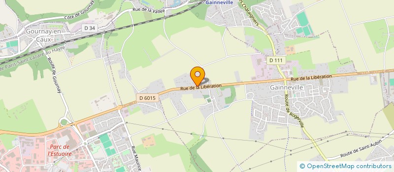 localisation de l'entreprise CHOEUR SOLIDAIRE  GAINNEVILLE