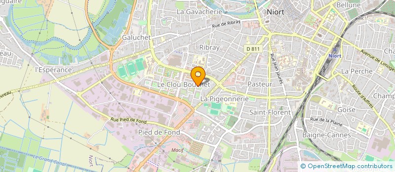 localisation de l'entreprise CHOEUR2CLOWNS à NIORT