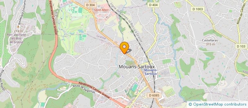 localisation de l'entreprise CHOEURS 2 MAINS à MOUANS-SARTOUX