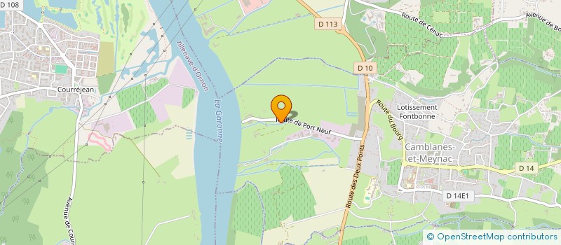 localisation de l'entreprise CHOEURS & CONCERTS  CAMBLANES-ET-MEYNAC